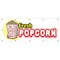 Signmission Fresh Popcorn Banner Heavy Duty 13 Oz Vinyl with Grommets B-120 Fresh Popcorn - alternate 1